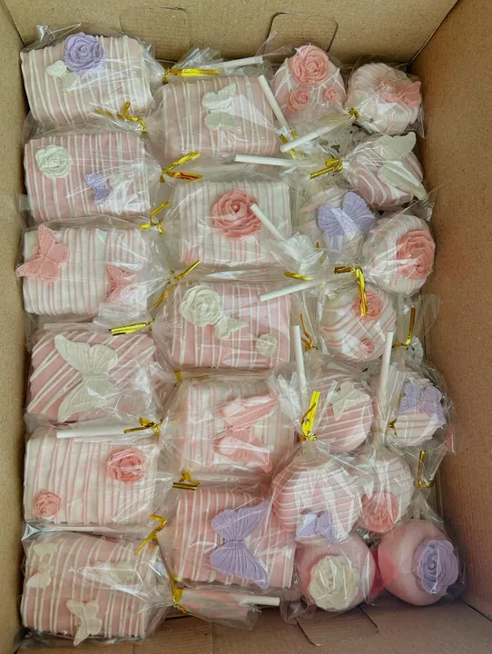 Wrapped rice krispie treats